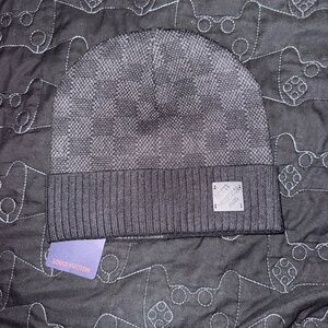 Louis Vuitton Charcoal Knit Beanie